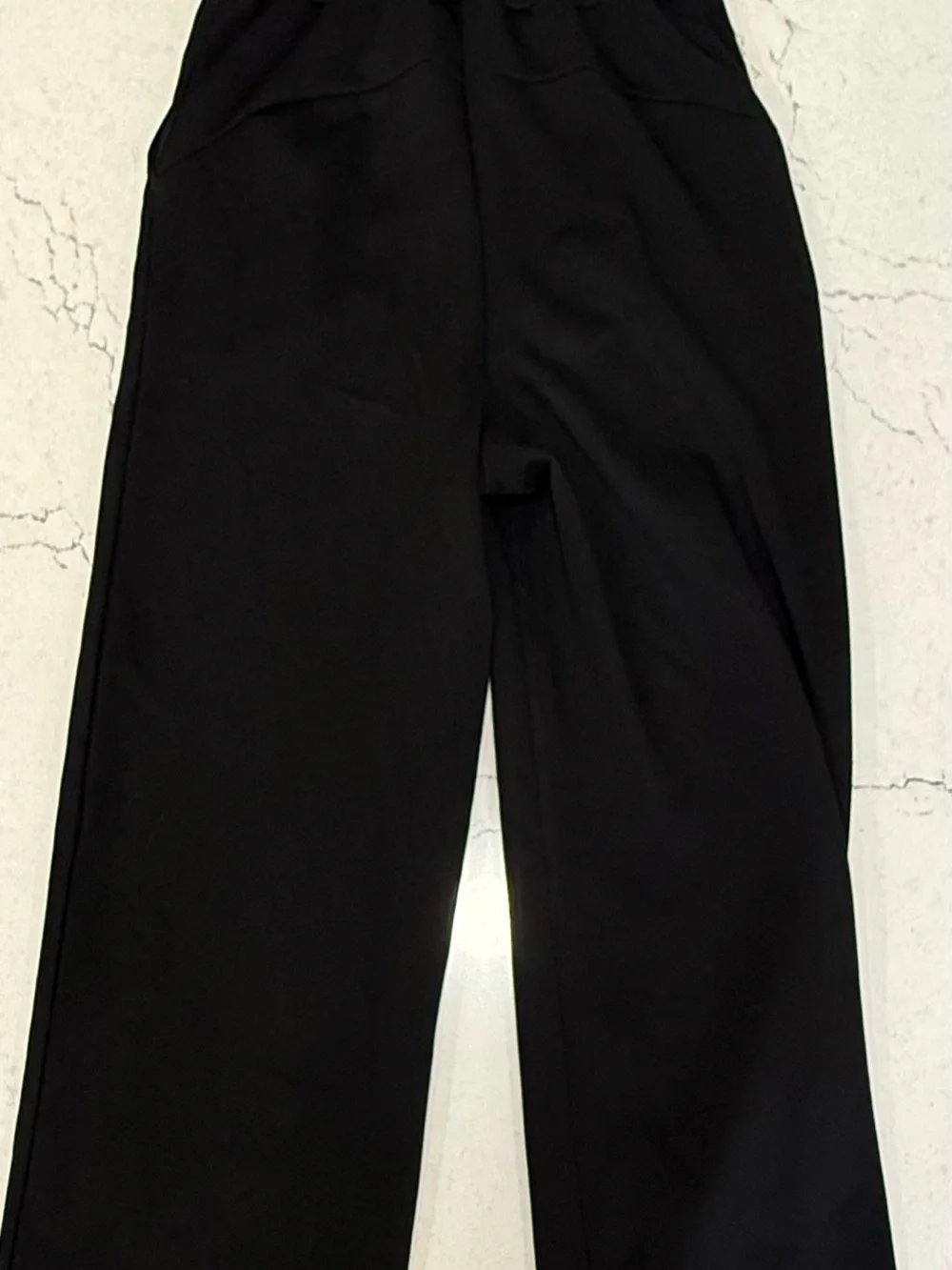 Sarin Mathews Women's S Black Solid Sleeveless Knit Wide-Leg Jumpsuit